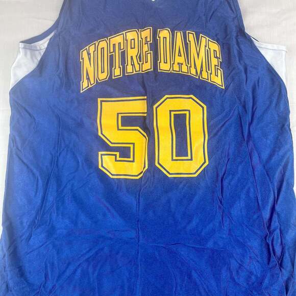 Vintage Notre Dame Nike Men’s Large Fighting Irish Basketball Jersey - Picture 1 of 7